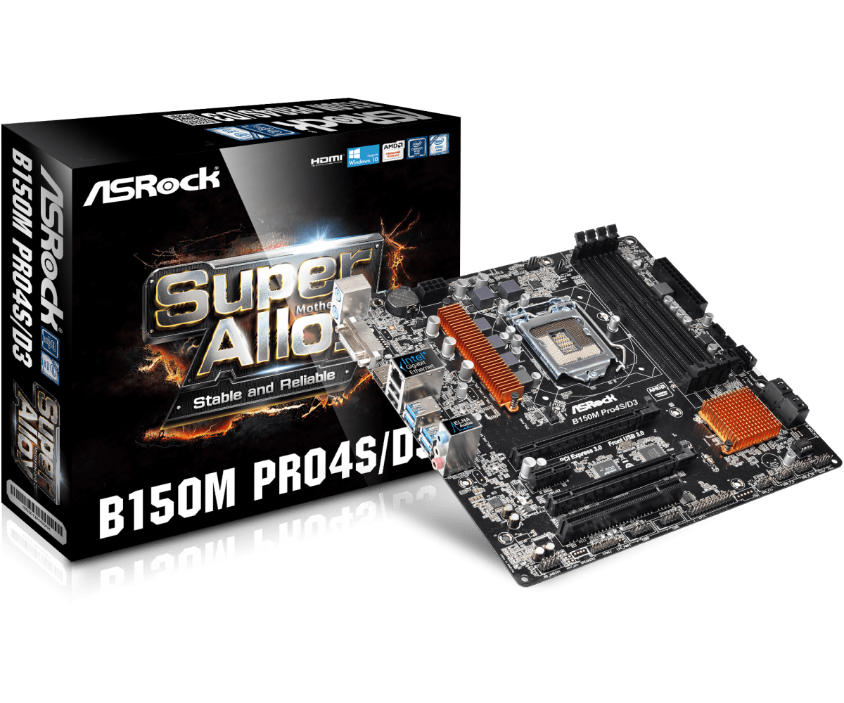 Asrock b150m hds какие процессоры поддерживает